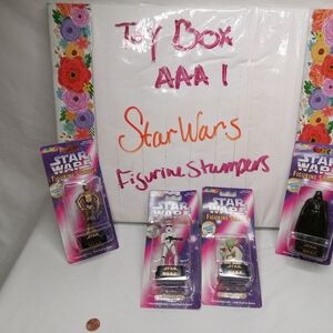 Star Wars Figurine Stampers Set - Black, Gold, White